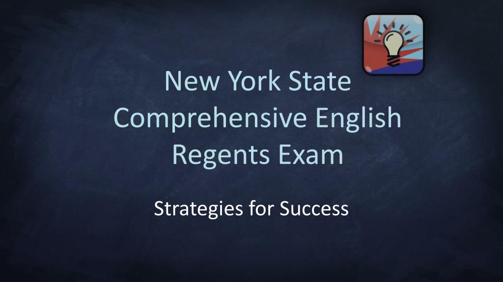 PPT New York State Comprehensive English Regents Exam PowerPoint