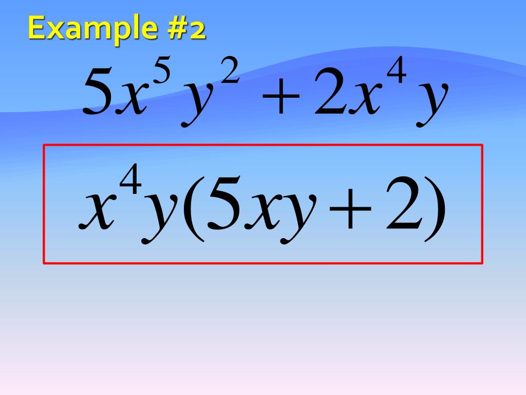 ppt-factoring-polynomials-using-the-greatest-common-monomial-factor