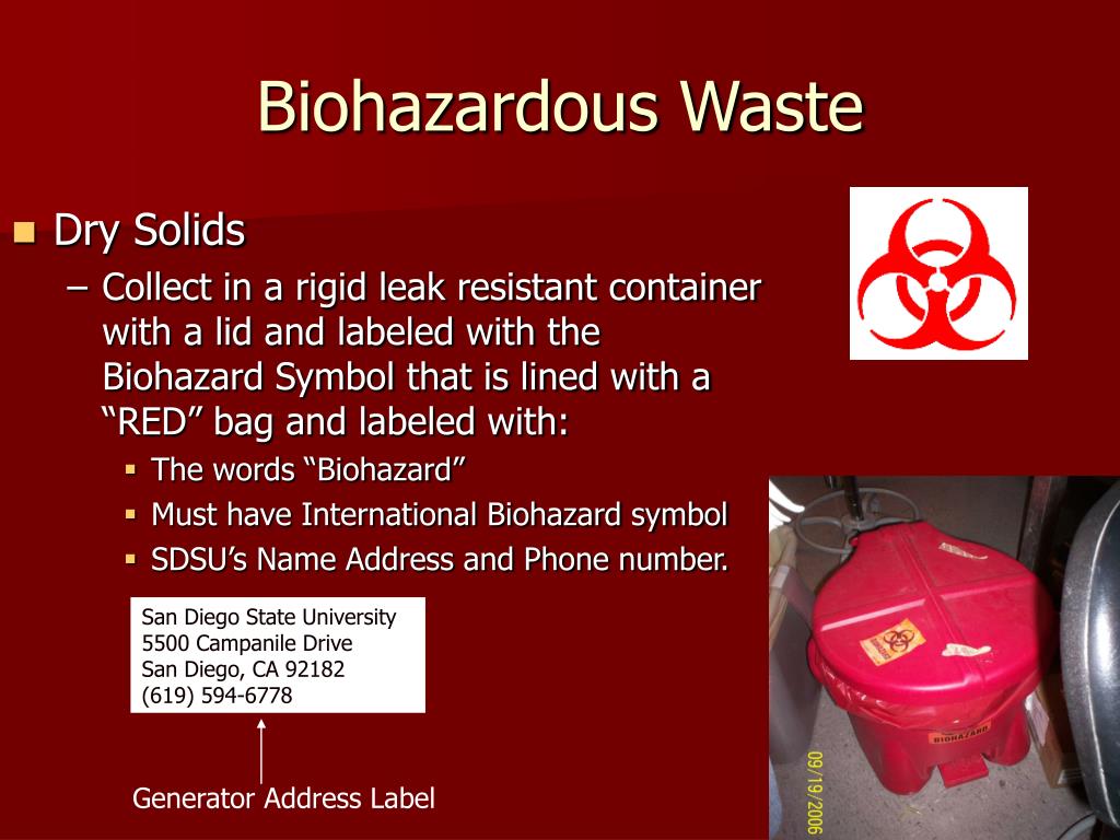 PPT - Biohazardous Waste Management PowerPoint Presentation, free