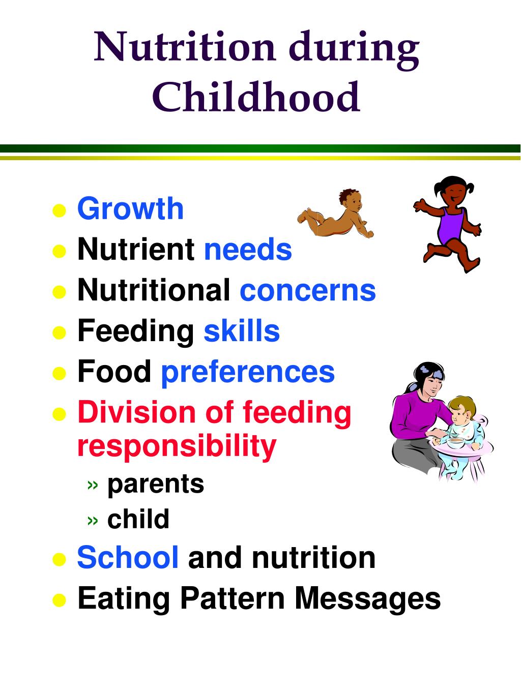 essay on child nutrition
