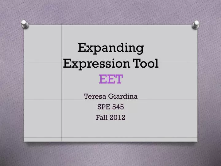 expanding expression tool powerpoint presentation