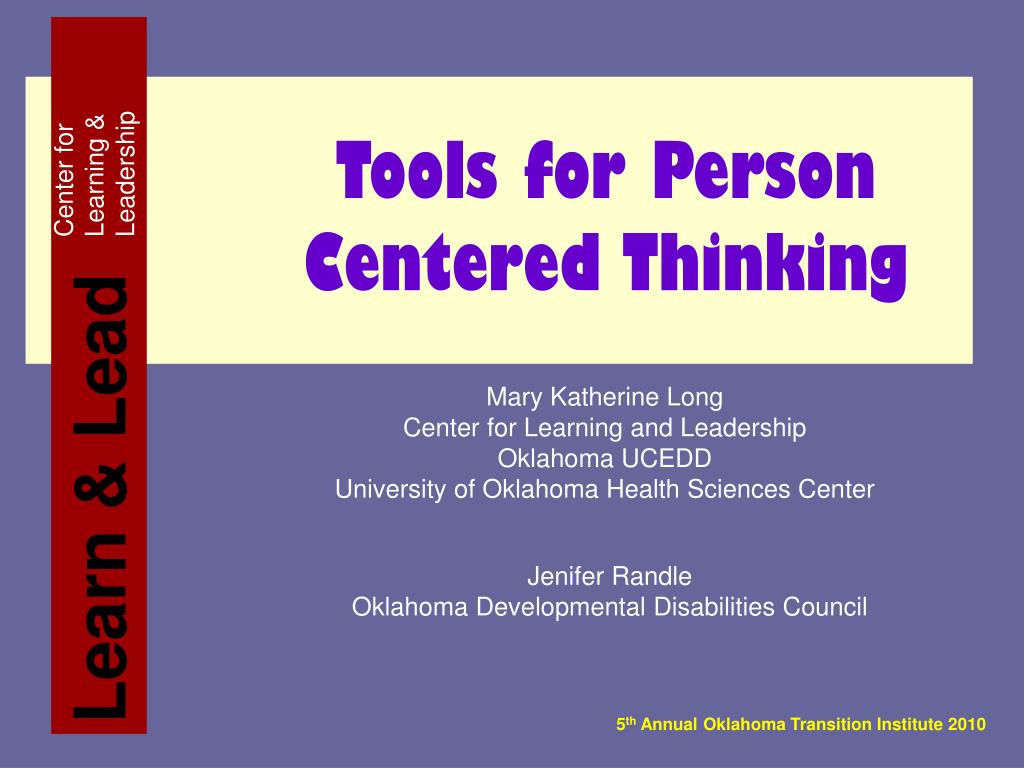 PPT Tools for Person Centered Thinking PowerPoint