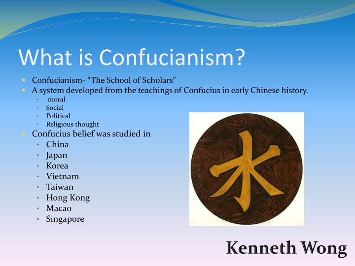 Confucianism Is A Comprehensive System Of Thought