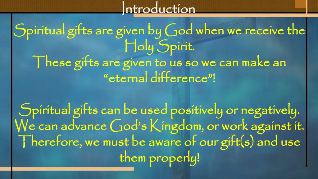 PPT Romans 1268 A Believer’s Gifts Exhortation Part