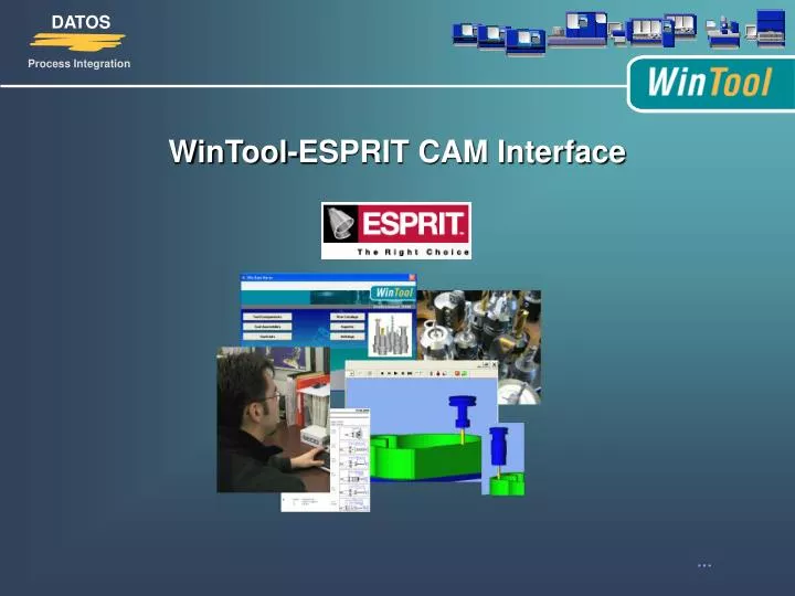 PPT - WinTool-ESPRIT CAM Interface PowerPoint Presentation, free download -  ID:6908378