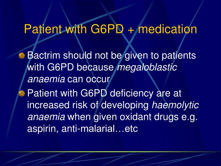 PPT FBC Case F Glucose6Phosphate Dehydrogenase (G6PD) Deficiency PowerPoint Presentation