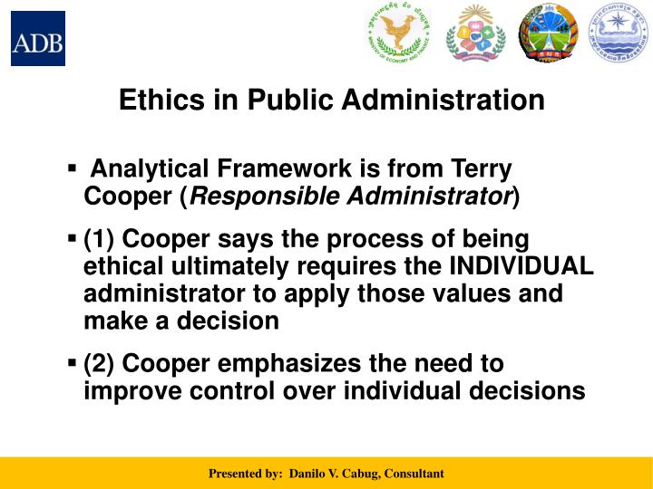 administrative responsibility and ethics administrative responsibility and ethics