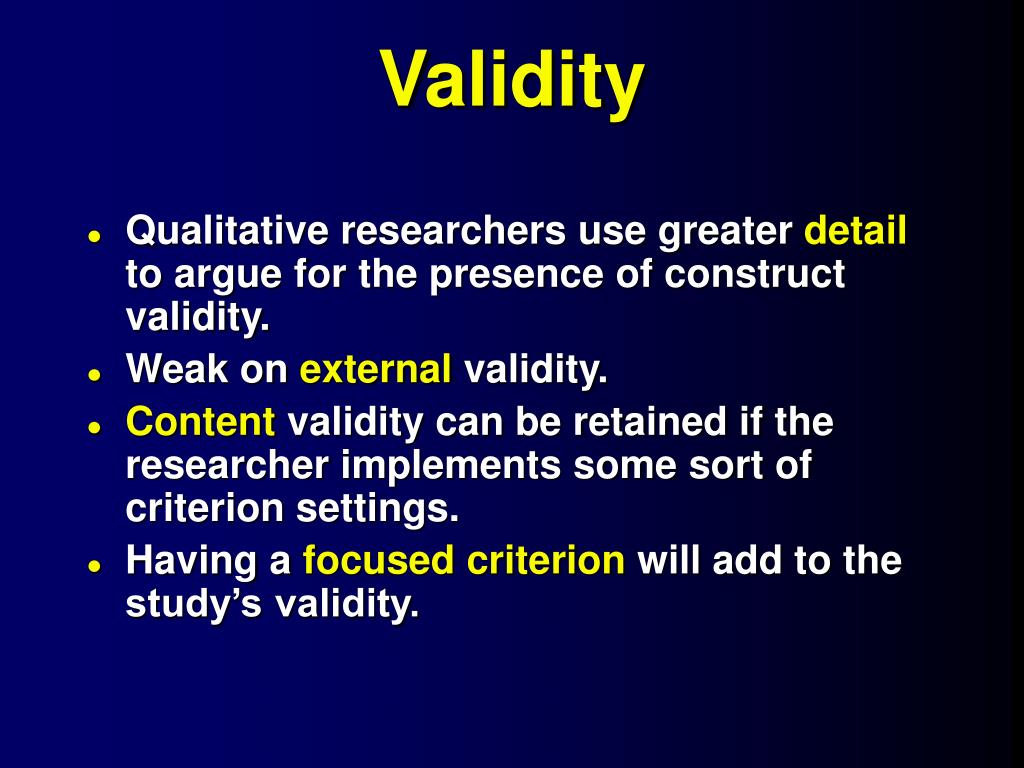 validity and reliability in assessment