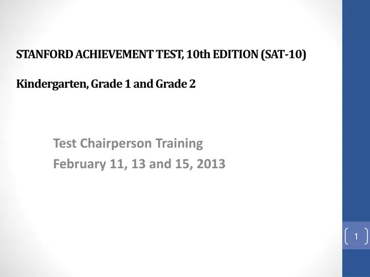 stanford achievement test 10th edition sat 10 kindergarten grade 1 and grade 2 n.