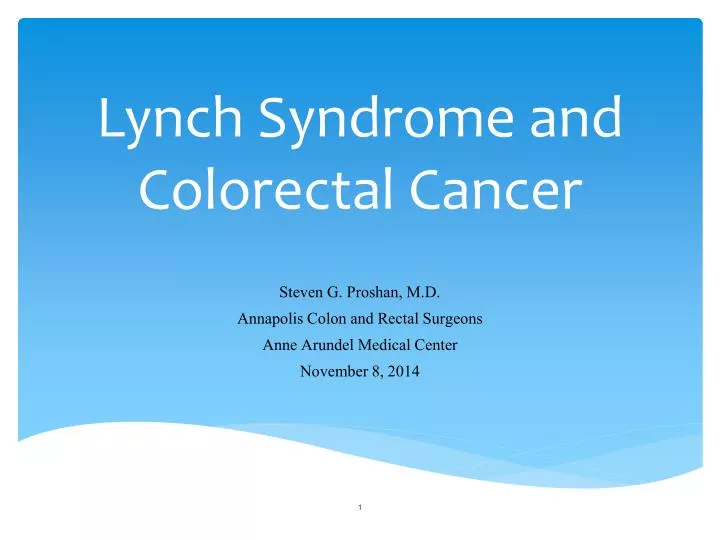 familial cancer syndrome ppt