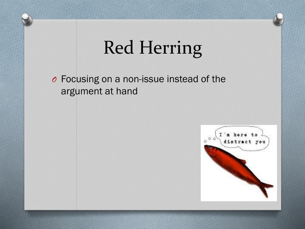understanding red herring fallacy
