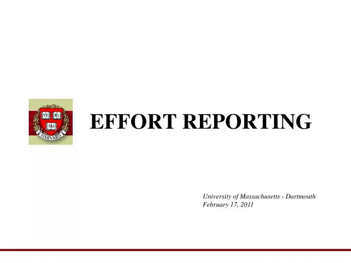 effort reporting n.