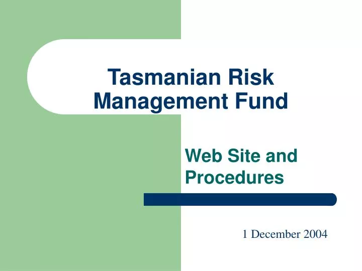 tasmanian risk management fund n.