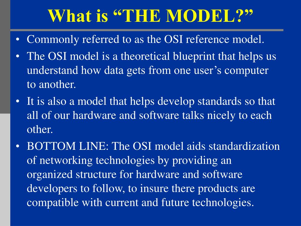 PPT - The OSI Model PowerPoint Presentation, free download - ID:6913410