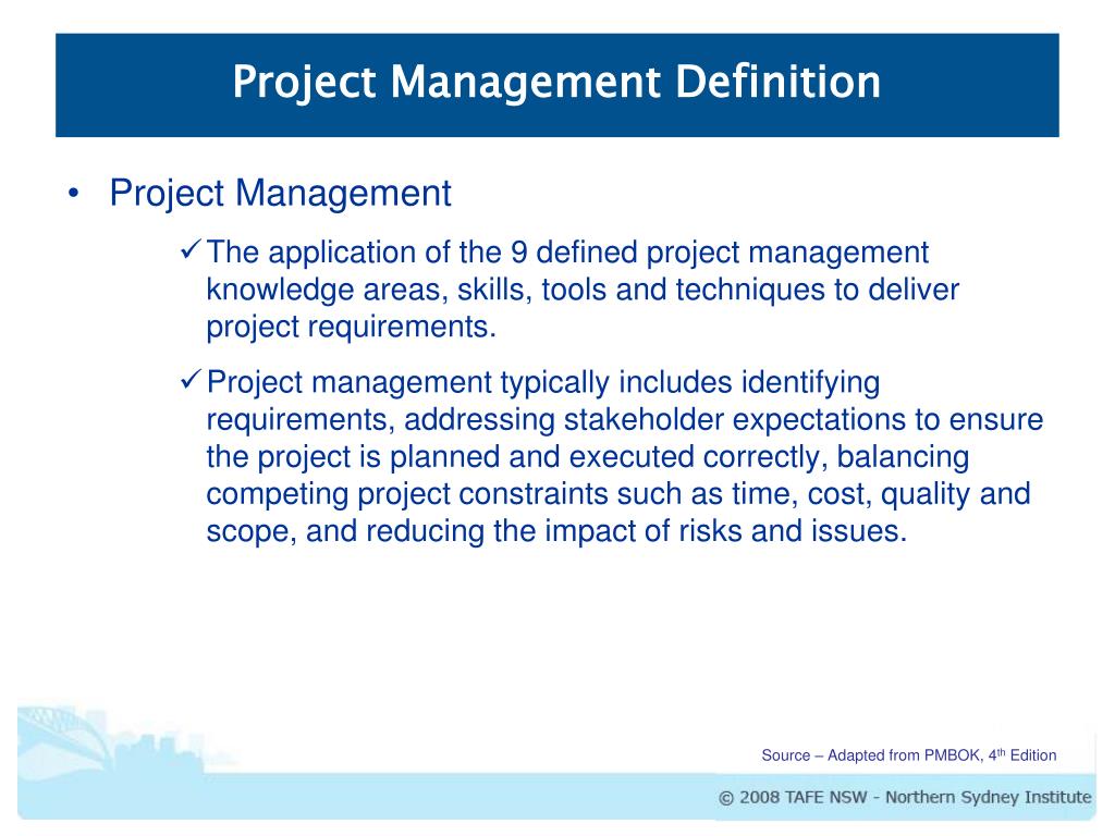 PPT - What is a project? PowerPoint Presentation, free download - ID ...