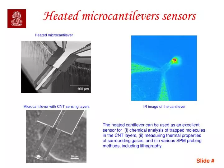 heated microcantilevers sensors n.