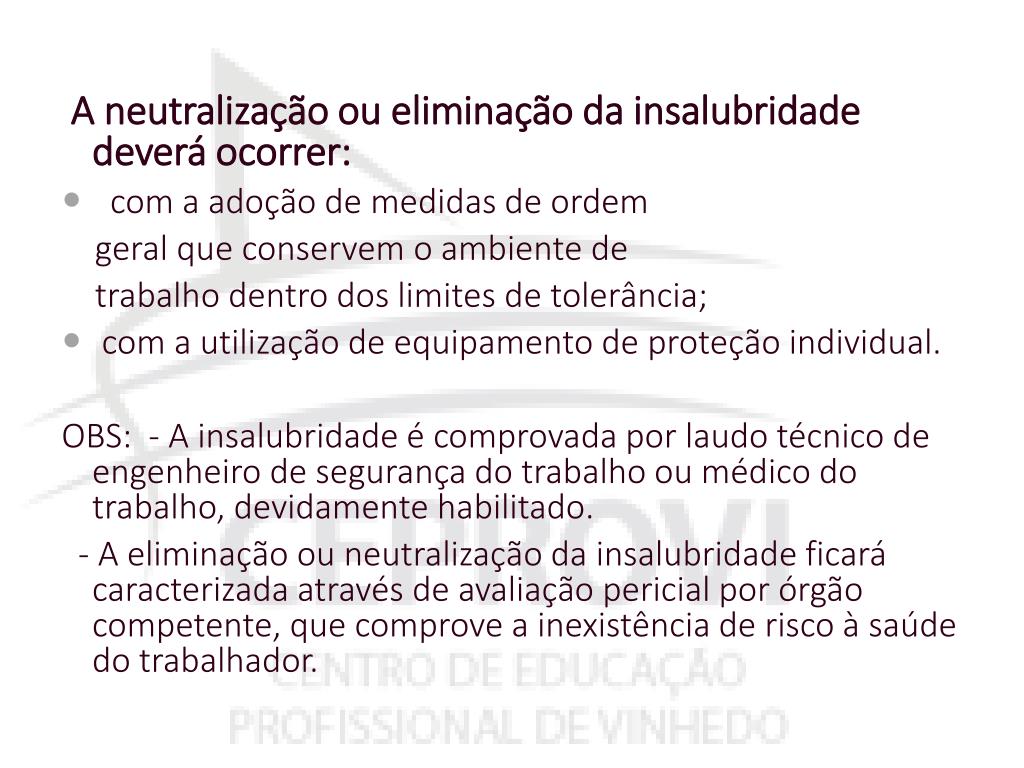 PPT - NR 15 - ATIVIDADES E OPERAÇÕES INSALUBRES PowerPoint Presentation -  ID:2852523