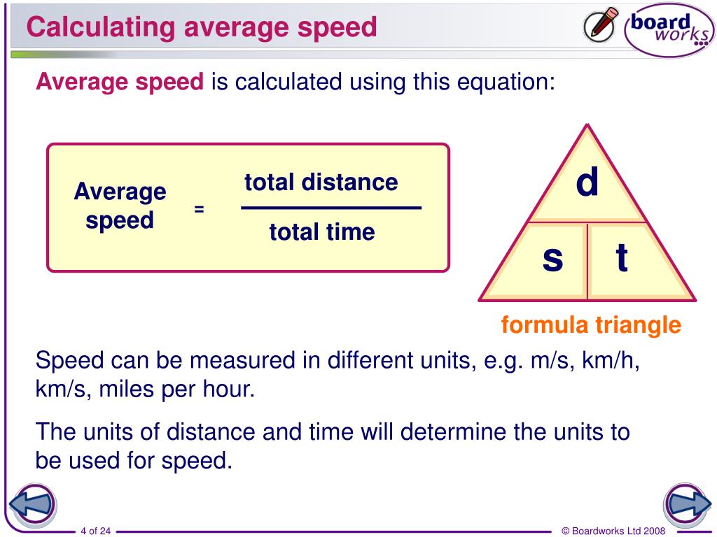 average speed trip calculator