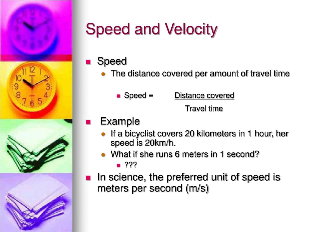 definition speed of travel