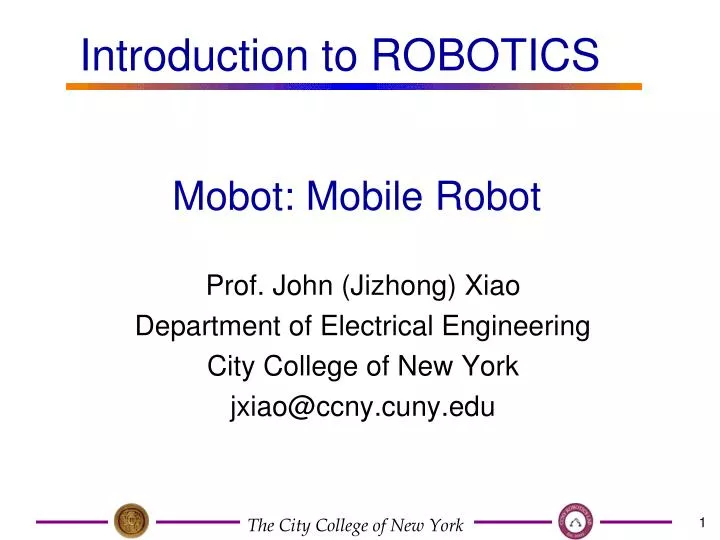 mobile robotics ppt