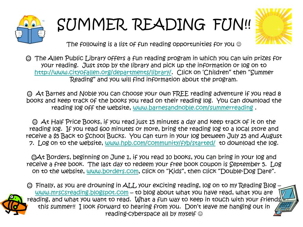 Summer Reading Programs - Nobles County Library