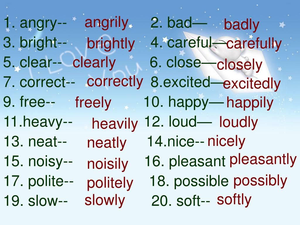 PPT - Adverbs of manner PowerPoint Presentation, free download - ID:6920059
