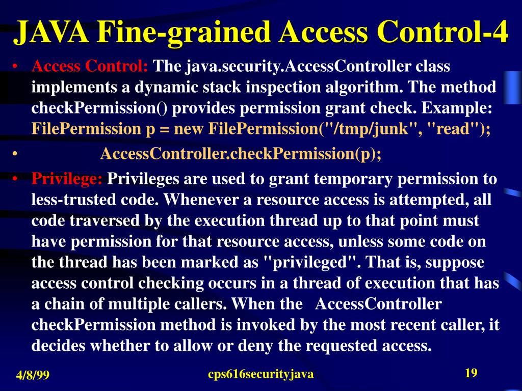 PPT Java Security Model and Signing Code Spring 99 PowerPoint