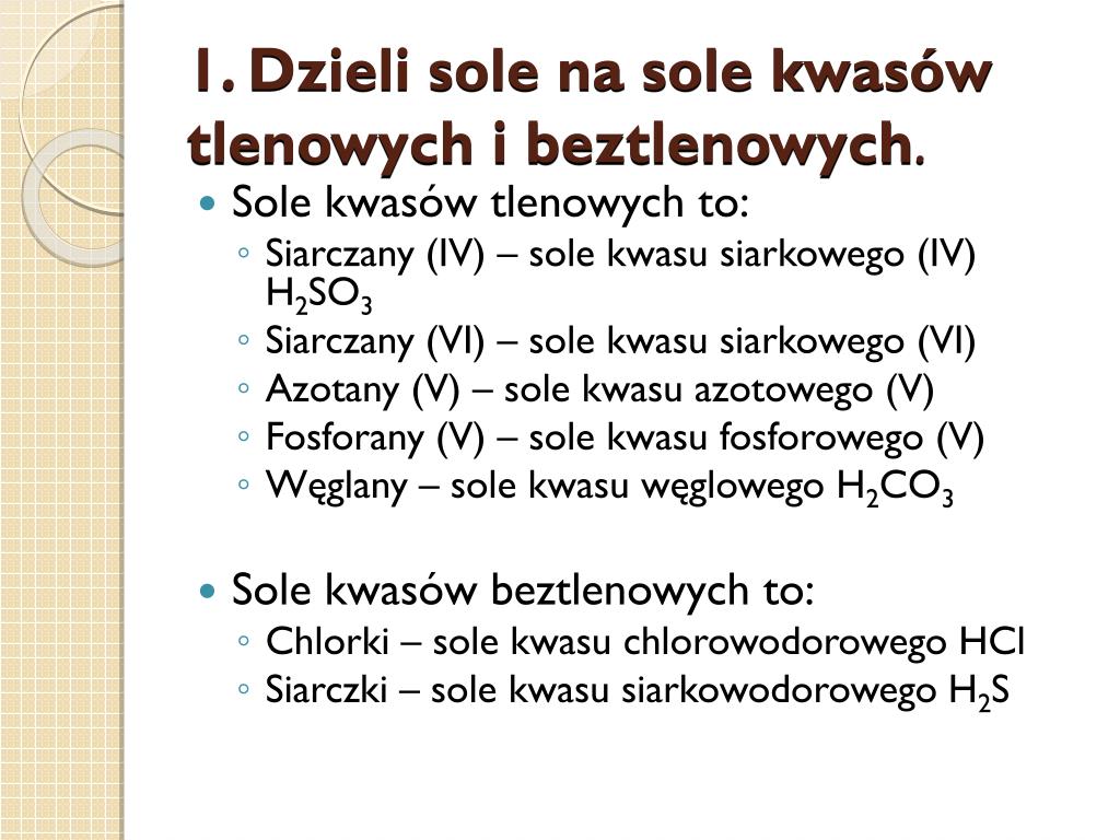Tlenki Wodorotlenki Kwasy Sole Zadania Maturalne PPT - Wodorotlenki i kwasy PowerPoint Presentation, free download - ID