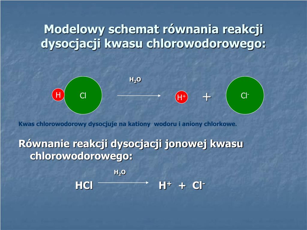 Dysocjacja Jonowa Kwasu Azotowego V PPT - DYSOCJACJA JONOWA KWASÓW I ZASAD PowerPoint Presentation, free