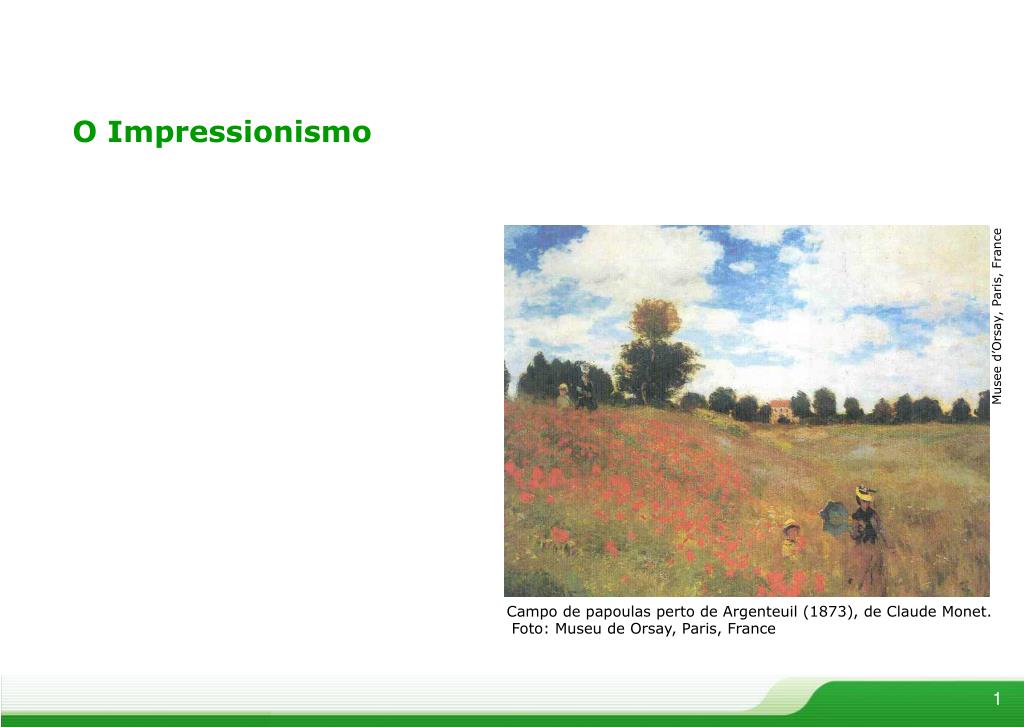 PPT - O Impressionismo PowerPoint Presentation, free download - ID:6921761