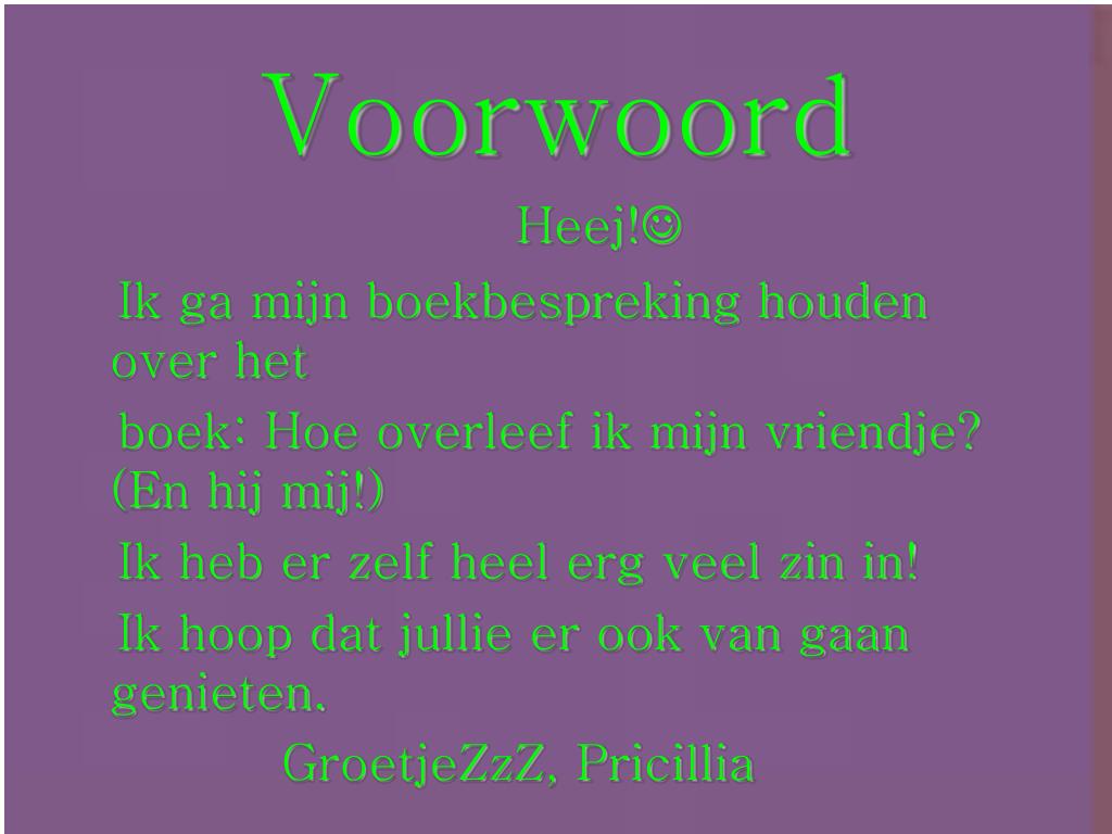 PPT - Hoe overleef ik mijn vriendje? ( en hij mij!) PowerPoint