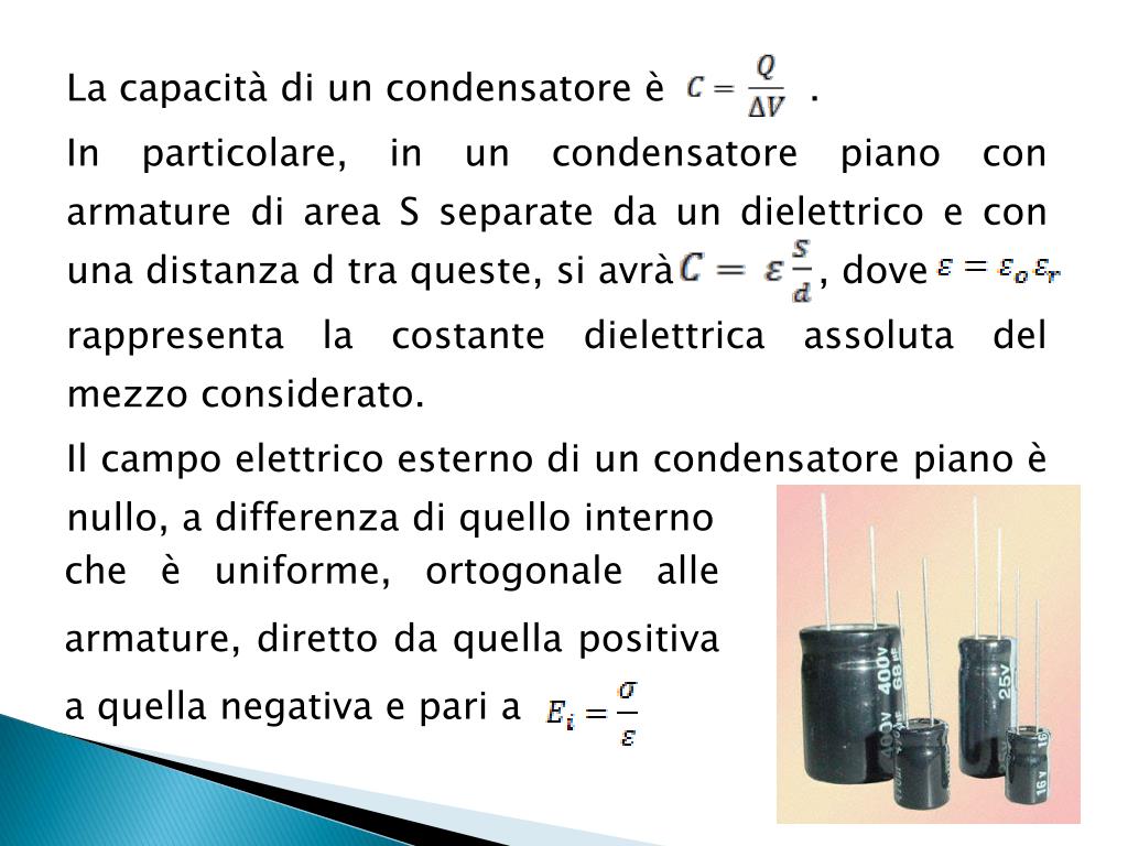SCARICARE CONDENSATORE CON DIELETTRICO