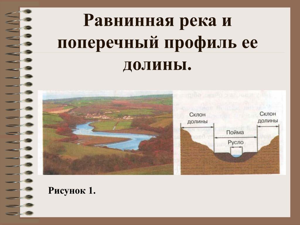 Ширина русла рек. Равнинная река и поперечный профиль ее Долины. Долина равнинной реки география 6 класс. Схема Речной Долины горной реки. Поперечный профиль Речной Долины схема.