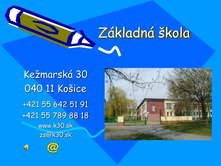 PPT - Základná škola PowerPoint Presentation, Free Download - ID:6930225