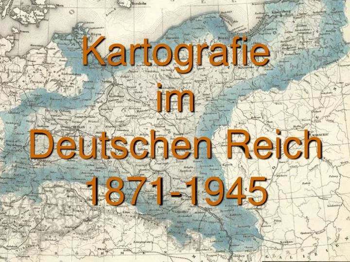 kartografie im deutschen reich 1871 1945 n.