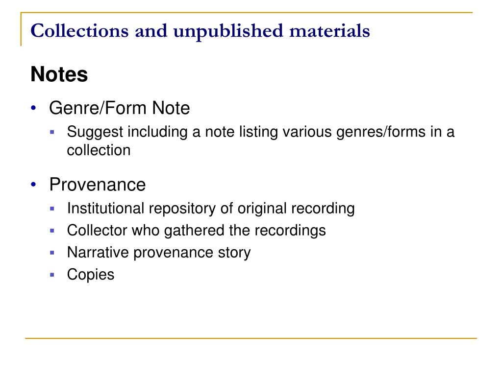 PPT - Special Considerations When Cataloging Ethnic Music PowerPoint ...