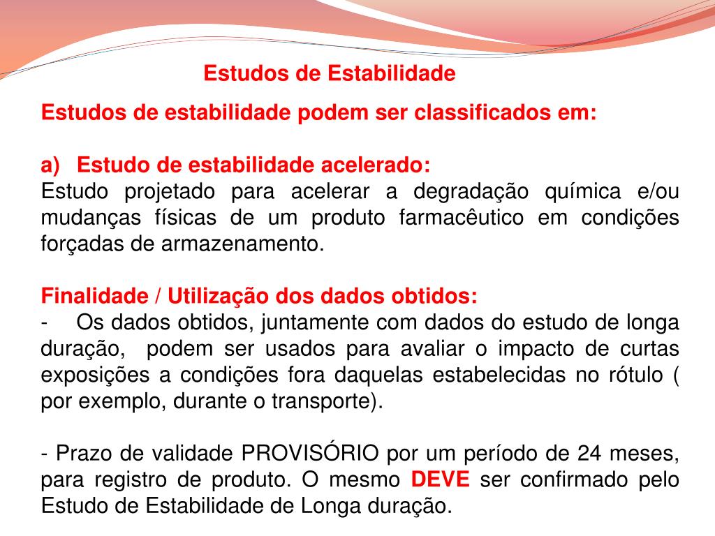 Ppt Estabilidade De F Rmacos E Medicamentos Powerpoint Presentation Id