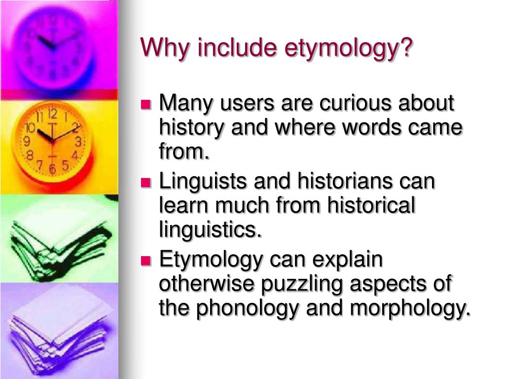essay about the etymology