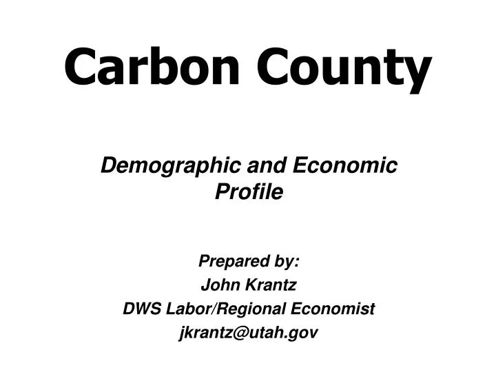 PPT Carbon County PowerPoint Presentation, free download ID6933280