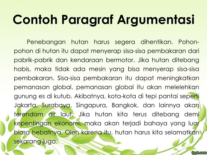 Image result for paragraf argumentasi