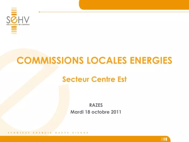 commissions locales energies secteur centre est n.