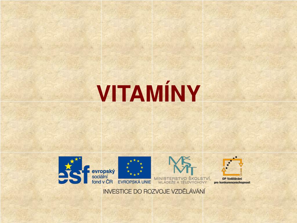 PPT - VITAMÍNY PowerPoint Presentation, Free Download - ID:6938019