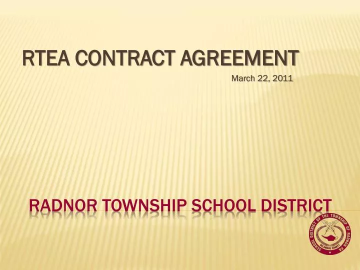 rtea contract agreement march 22 2011 n.