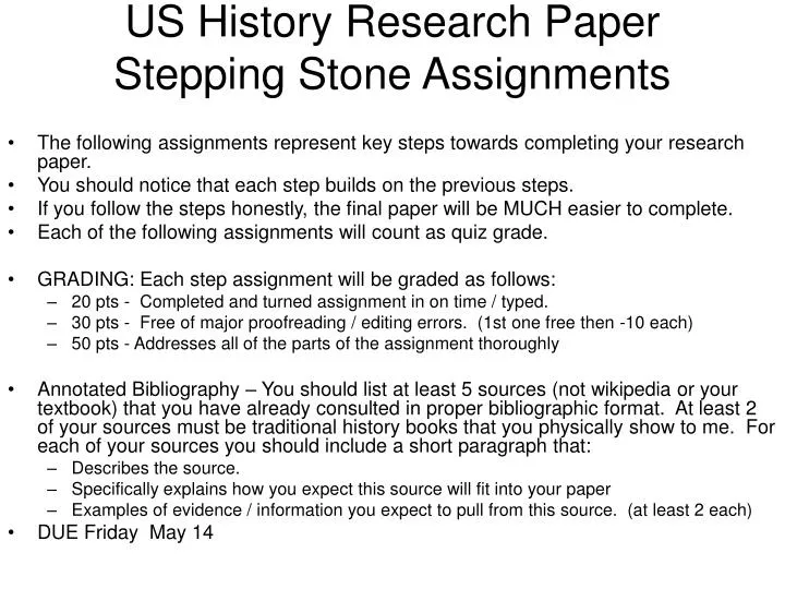 history research paper high school