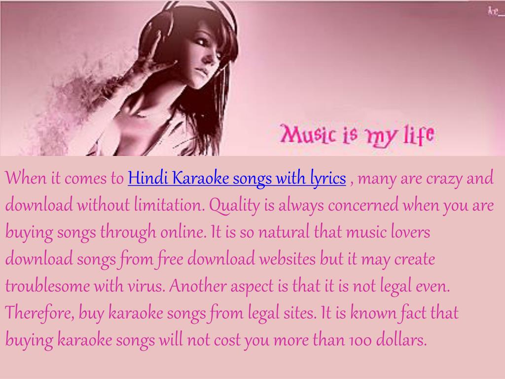 PPT Why To Download A Hindi Karaoke With Lyrics PowerPoint