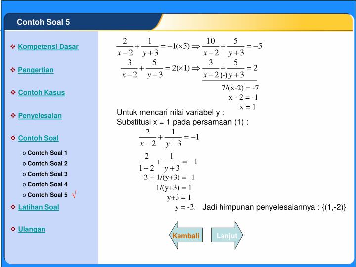 PPT - Sistem Persamaan Linier PowerPoint Presentation - ID 