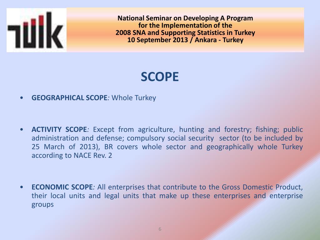 Reporting System Turkey PPT - STATISTICAL BUSINESS REGISTERS SYSTEM OF TURKEY PowerPoint ...