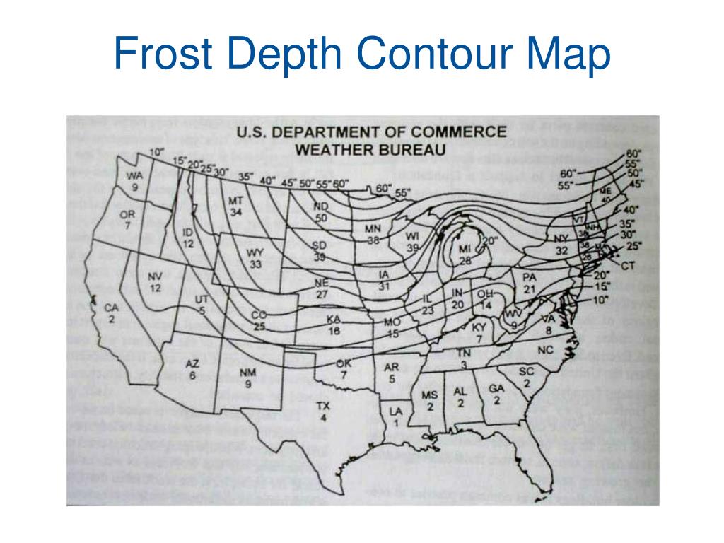 Ny Frost Line Depth Map
