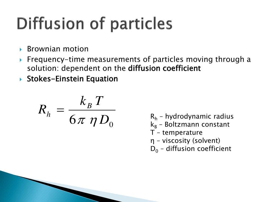 introduction to dynamic light scattering by macromolecules