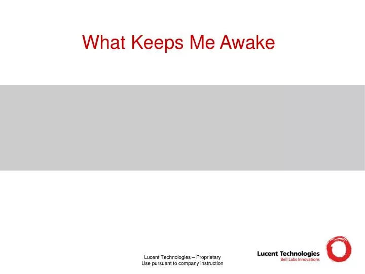 PPT What Keeps Me Awake PowerPoint Presentation, free download ID